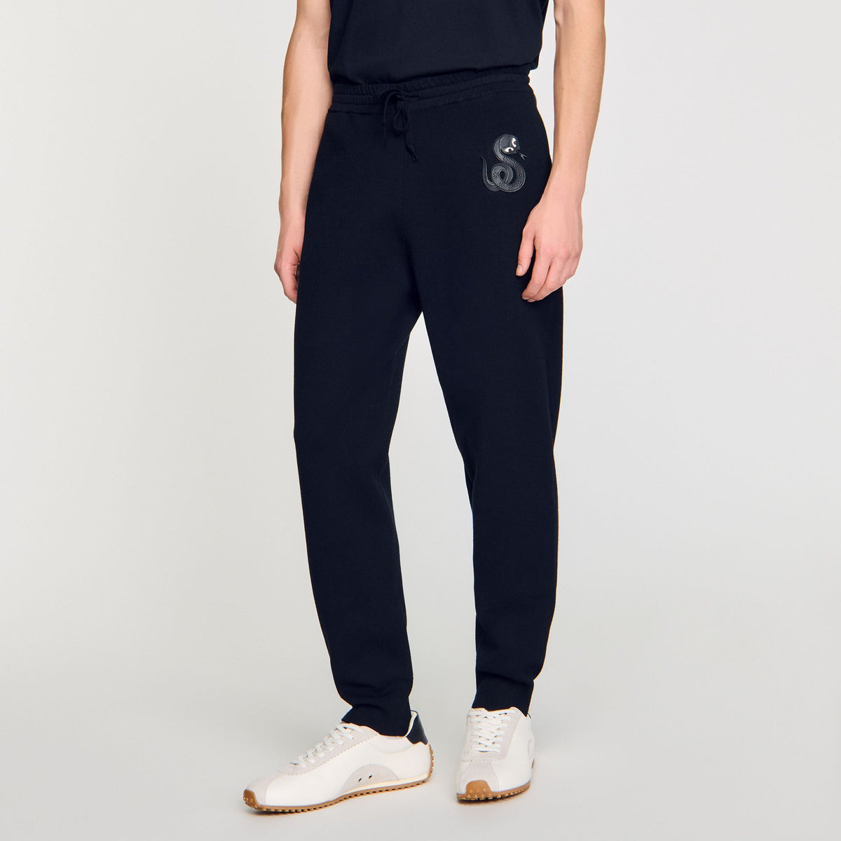Sandro Joggers with snake detail
