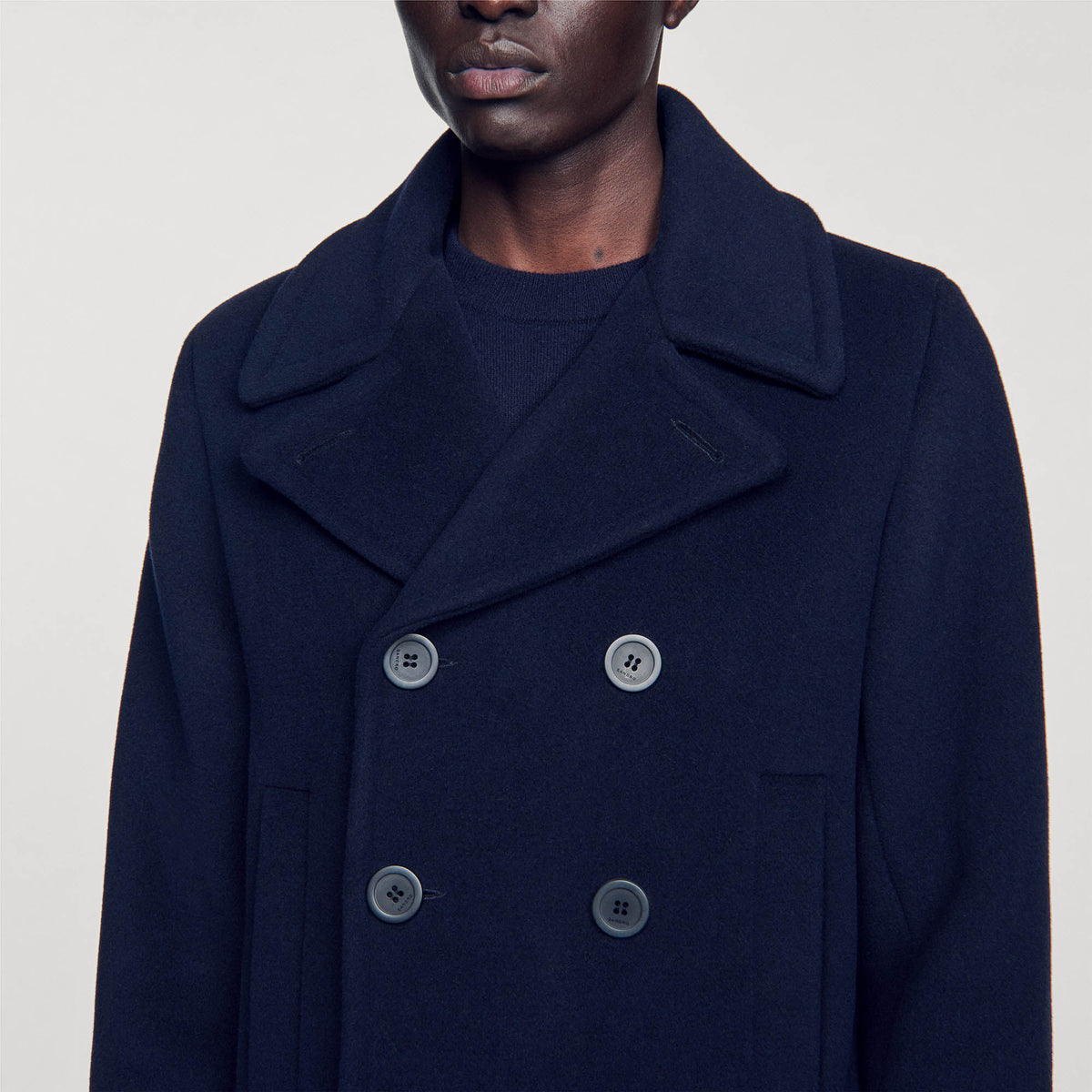 Sandro Wool pea coat