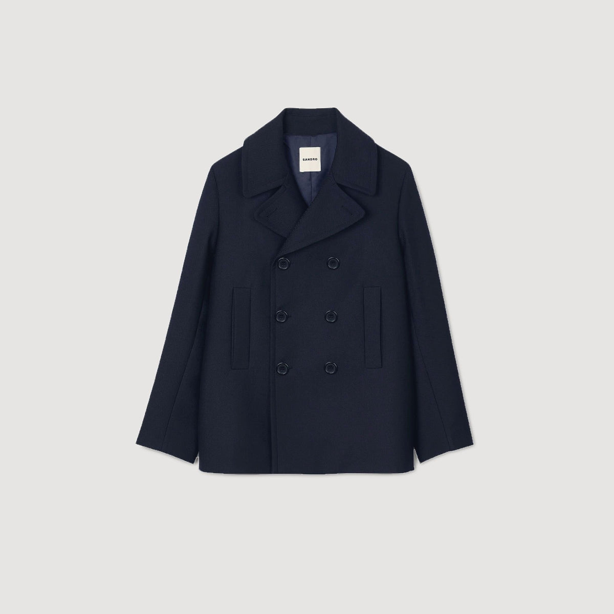 Sandro Wool blend peacoat