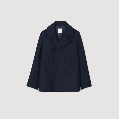 Sandro Wool blend peacoat
