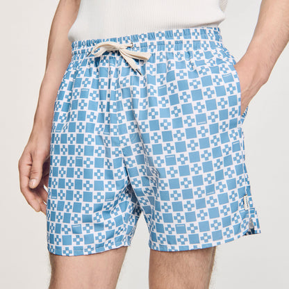 Sandro Square Cross swim shorts