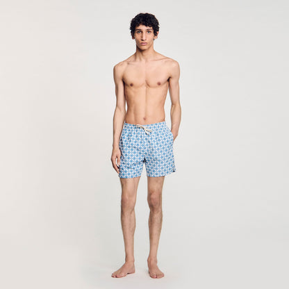 Sandro Square Cross swim shorts