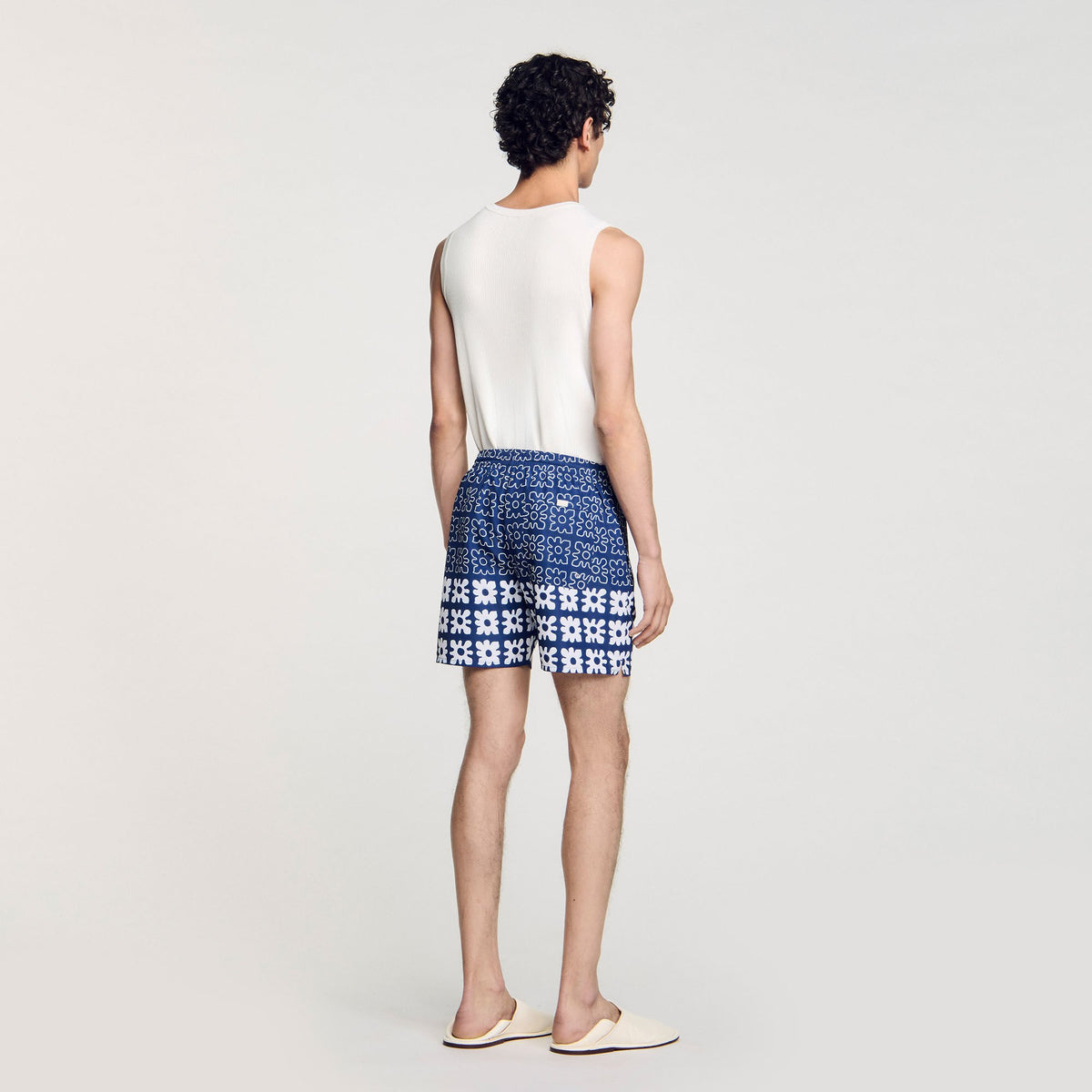 Sandro Floral print swim trunks