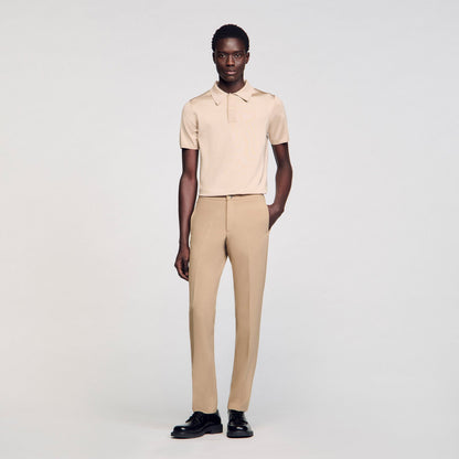 Sandro Jersey trousers