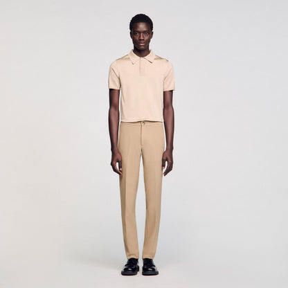 Sandro Jersey trousers