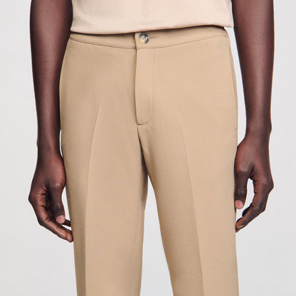 Sandro Jersey trousers