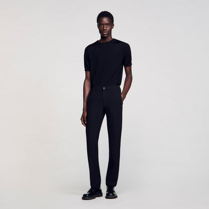 Sandro Jersey trousers