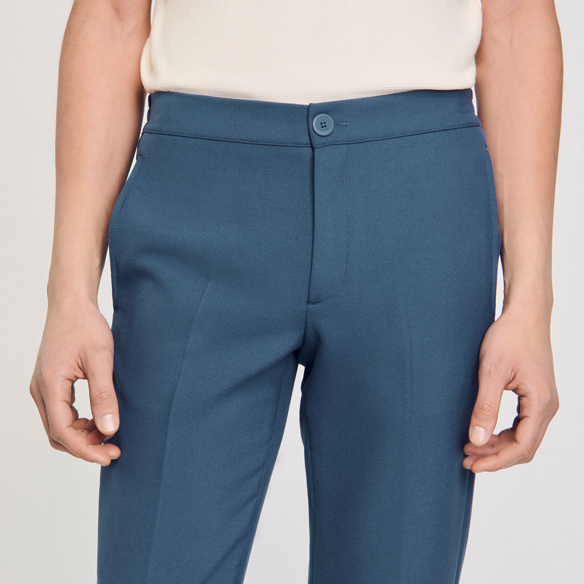 Sandro Jersey trousers