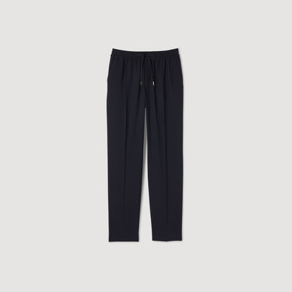 Sandro Elasticated straight-leg trousers