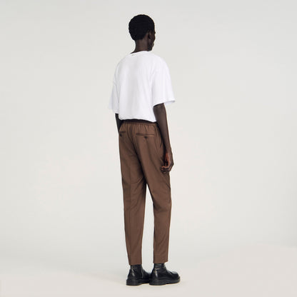 Sandro Elasticated straight-leg pants