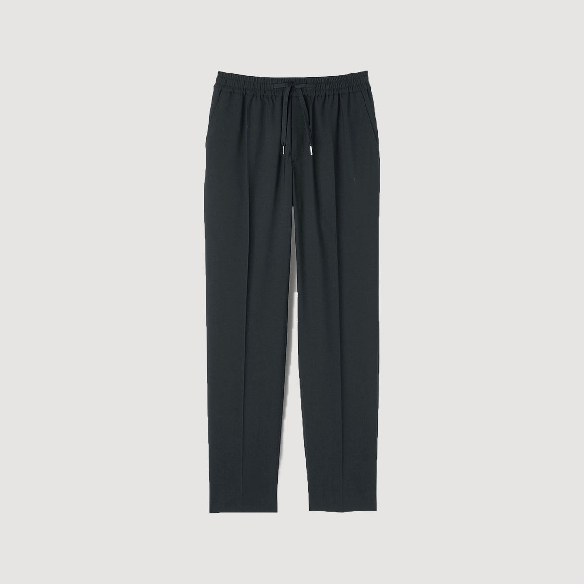 Sandro Elasticated straight-leg trousers