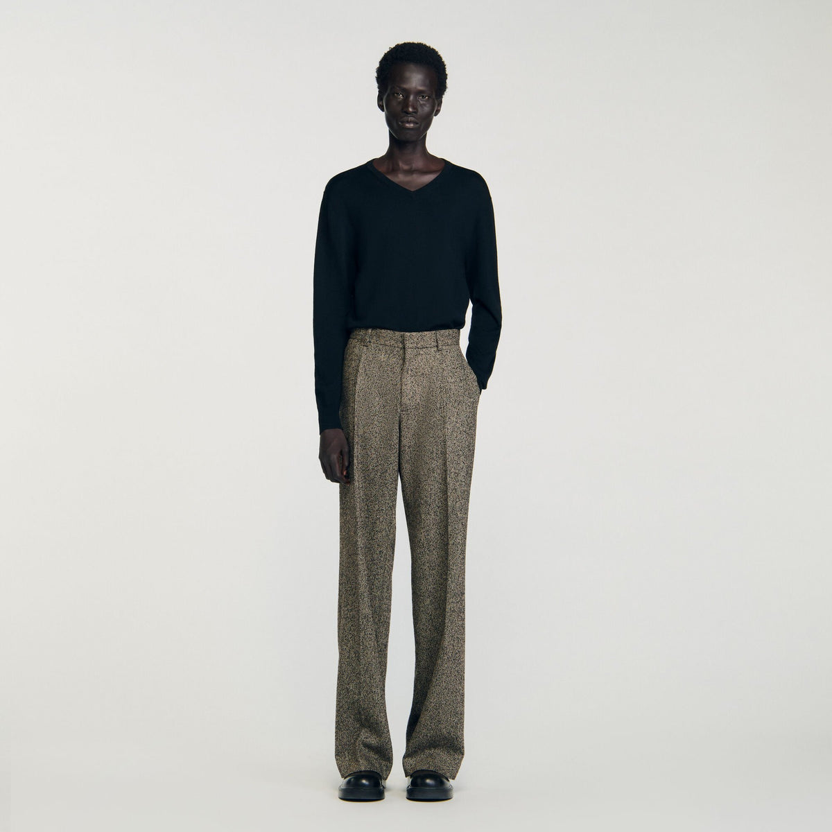 Sandro Wide-leg suit trousers
