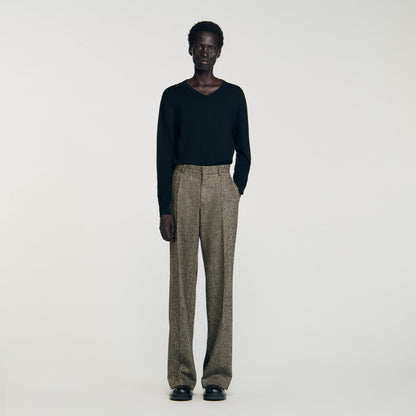 Sandro Wide-leg suit trousers