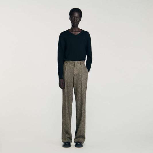 Sandro Wide-leg suit trousers