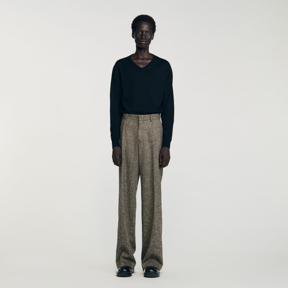 Sandro Wide-leg suit trousers