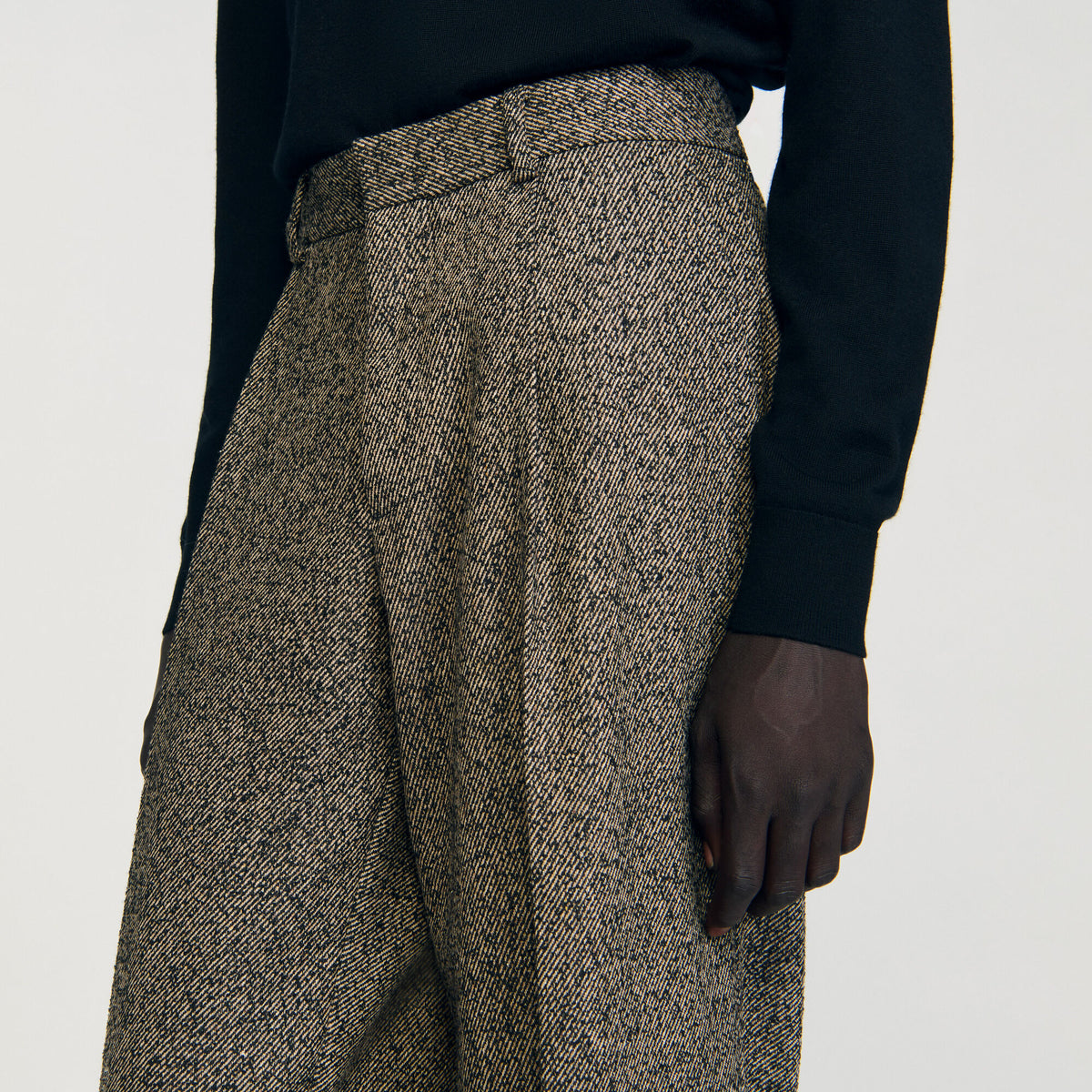 Sandro Wide-leg suit trousers