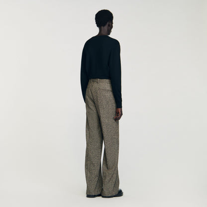 Sandro Wide-leg suit trousers