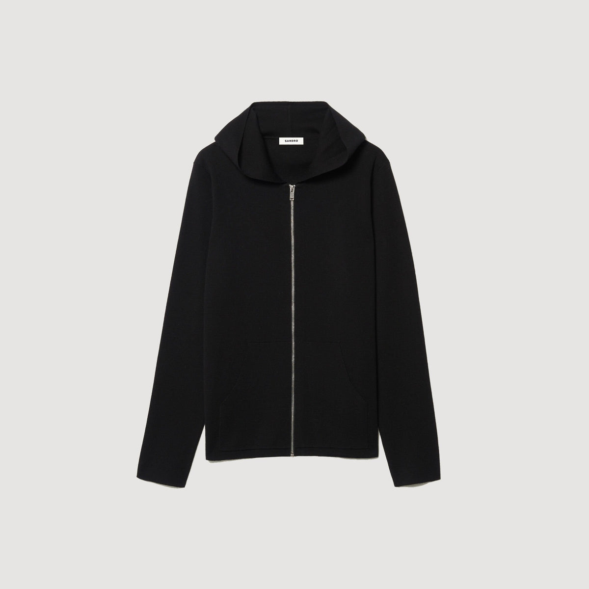 Sandro Zipped cardigan with hood