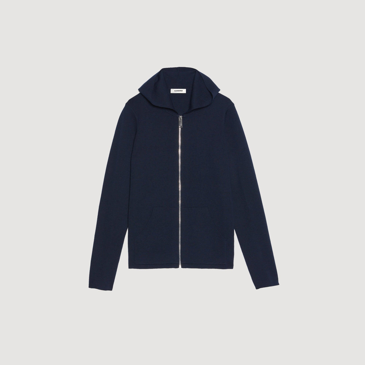 Sandro Zipped cardigan with hood