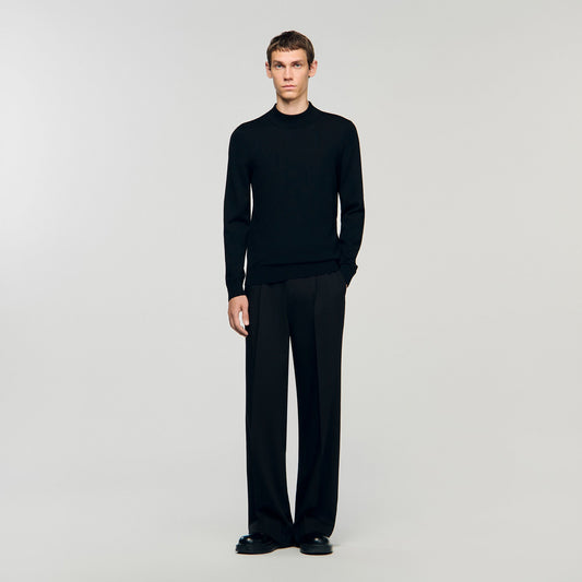 Sandro Mock neck sweater