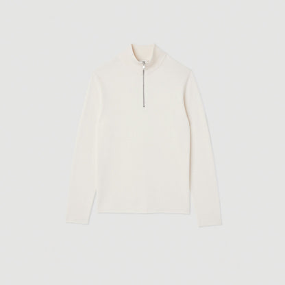 Sandro Wool sweater with zipped collar