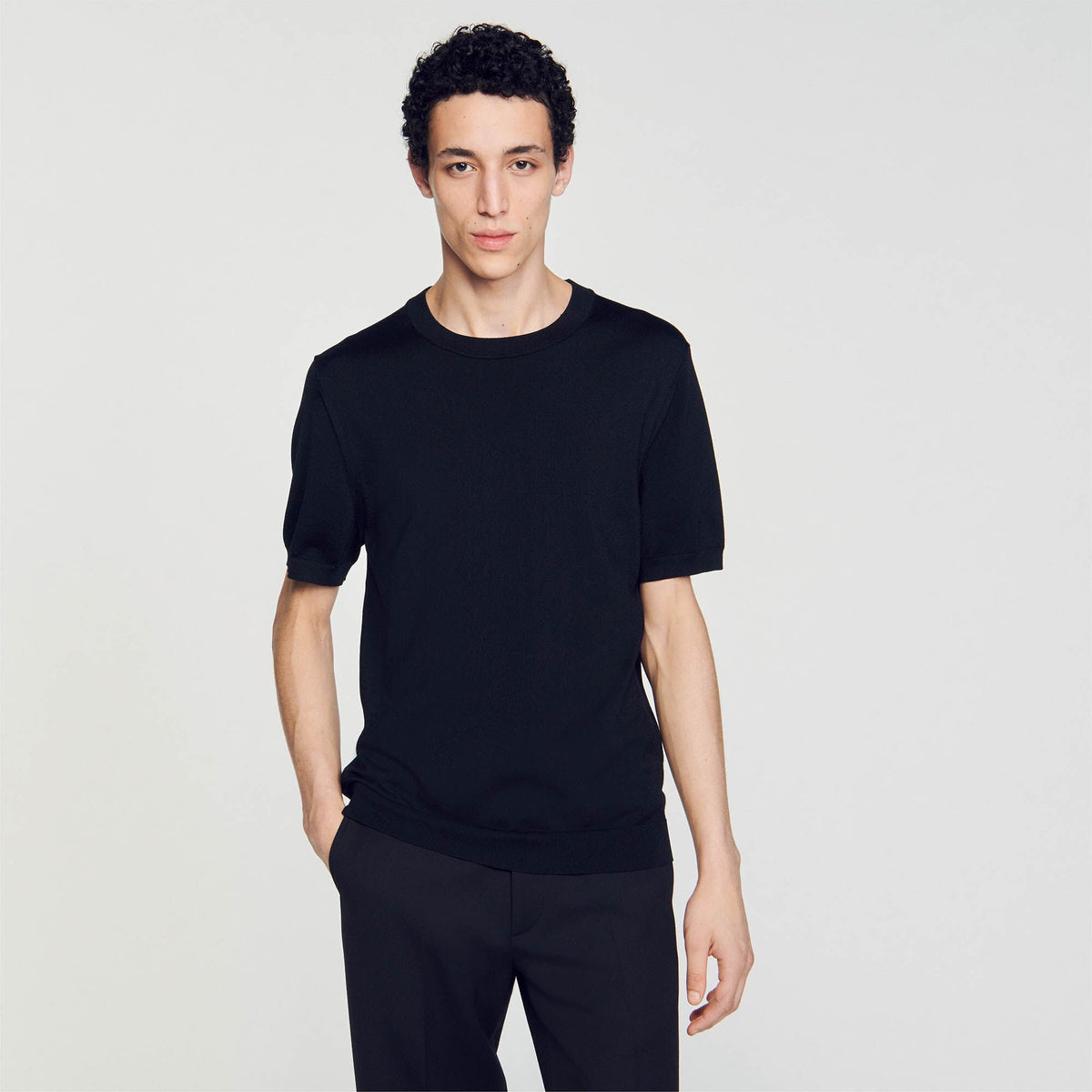 Sandro Knitted T-shirt