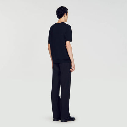 Sandro Knitted T-shirt