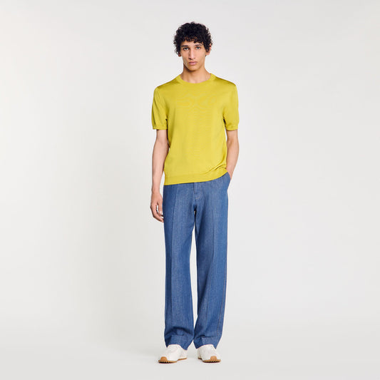 Sandro Knitted T-shirt
