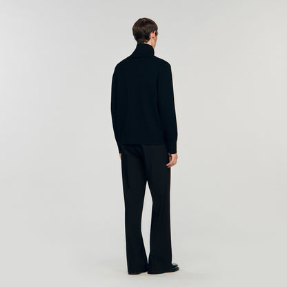 Sandro Zip-up wool cardigan