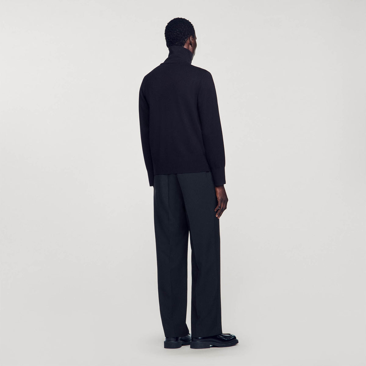 Sandro Zip-up wool cardigan