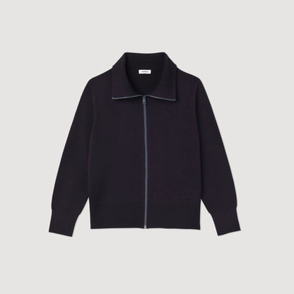 Sandro Zip-up wool cardigan
