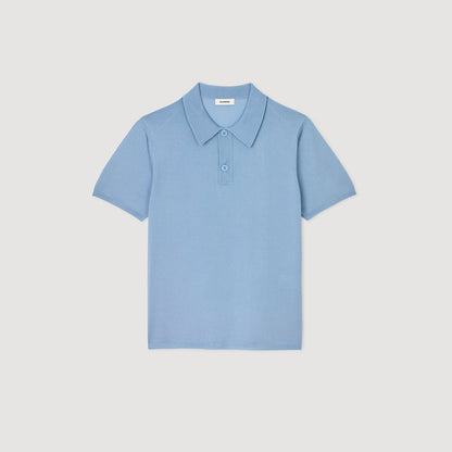 Sandro Short-sleeve knitted polo shirt