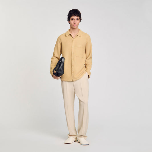 Sandro Oversized knit shirt