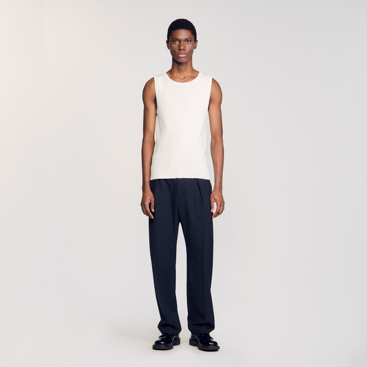 Sandro Rib knit vest top
