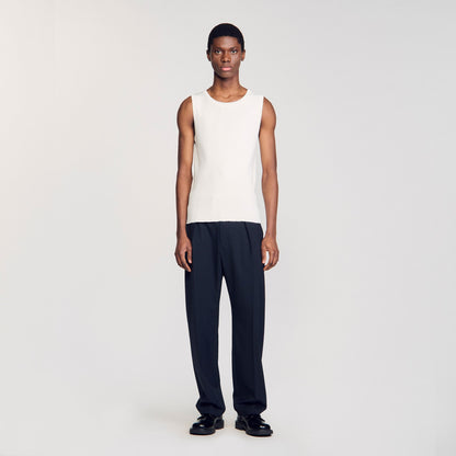 Sandro Rib knit vest top