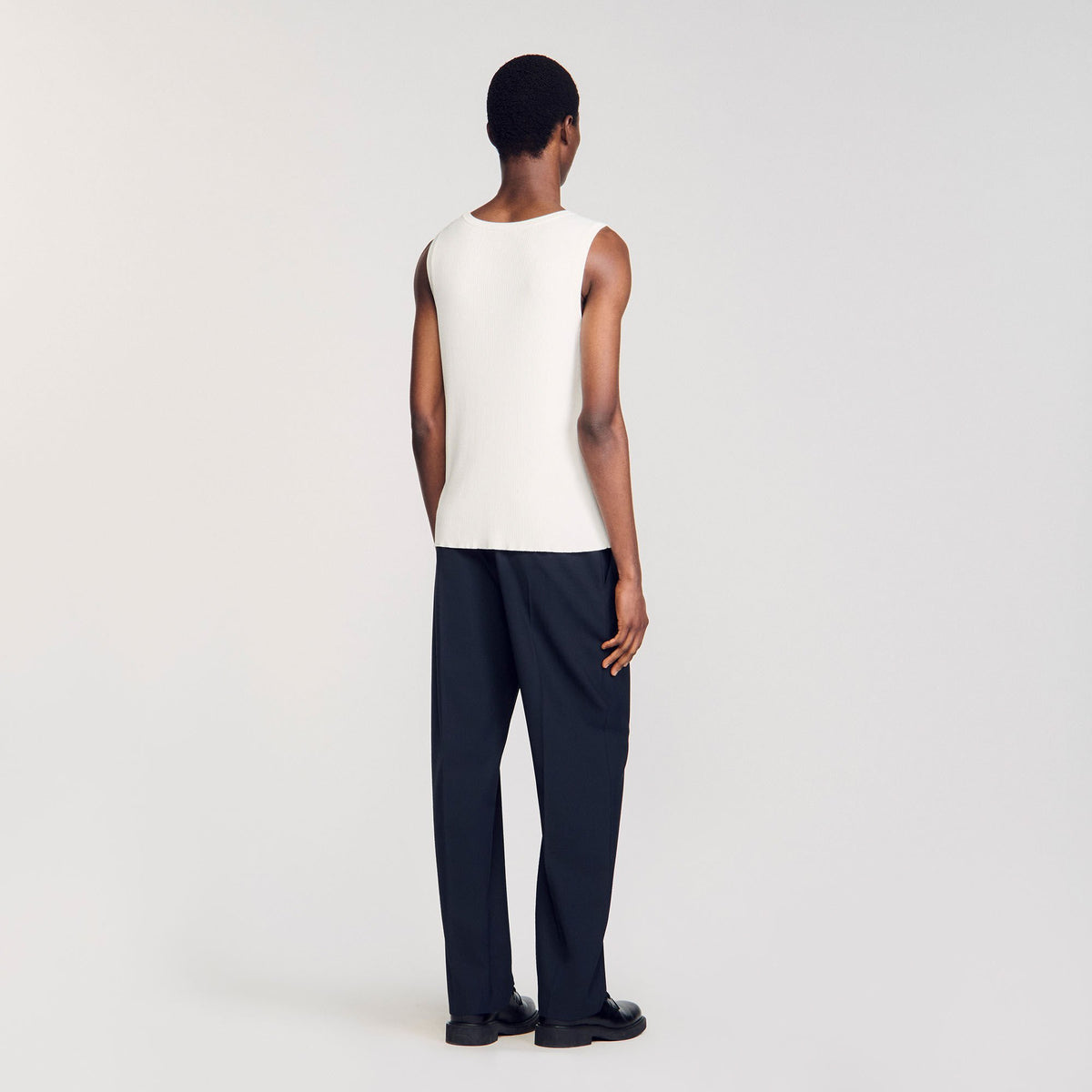 Sandro Rib knit vest top