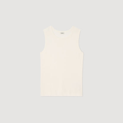 Sandro Rib knit vest top