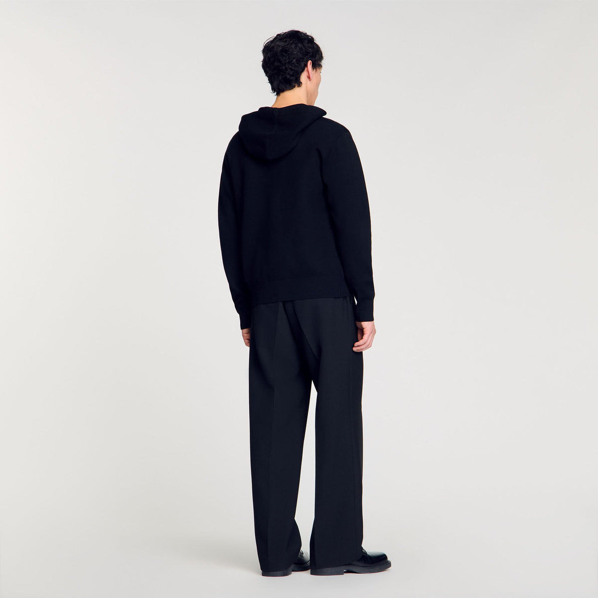 Sandro Zip-up cardigan with snake detail
