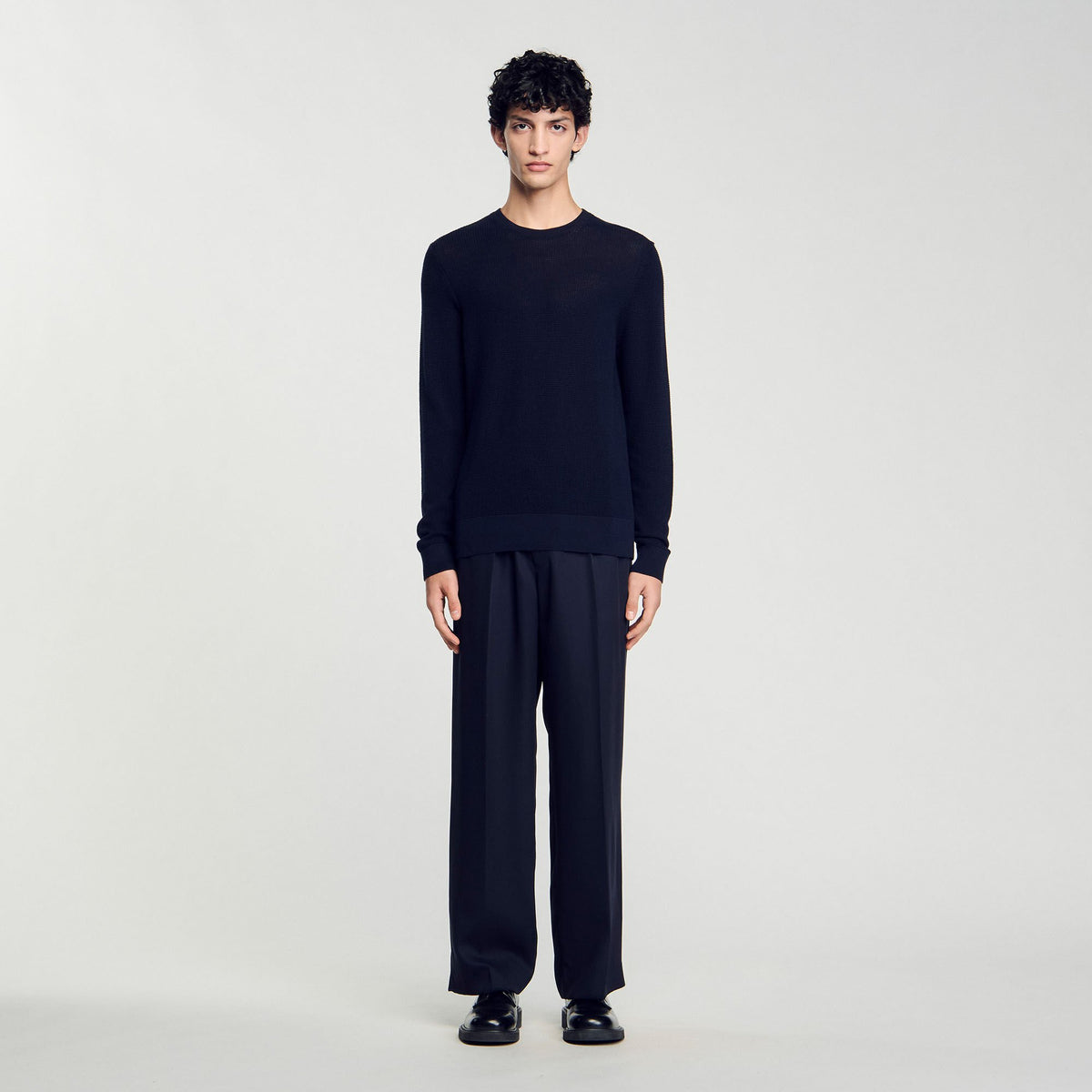 Sandro Textured knit sweater