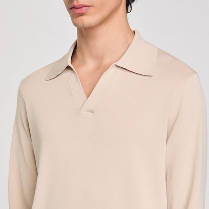 Sandro Knit polo shirt
