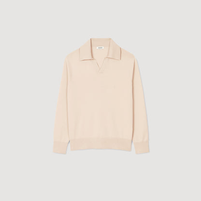 Sandro Knit polo shirt