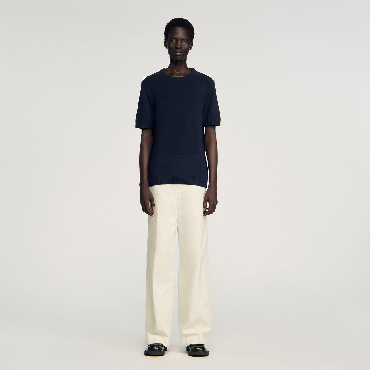 Sandro Fine knit T-shirt