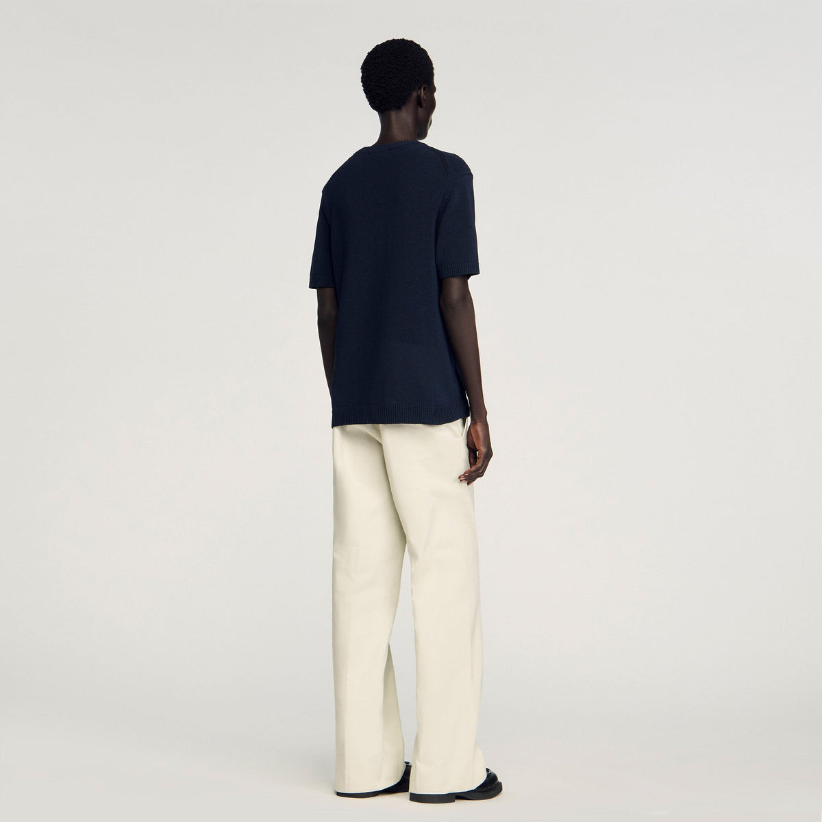 Sandro Fine knit T-shirt
