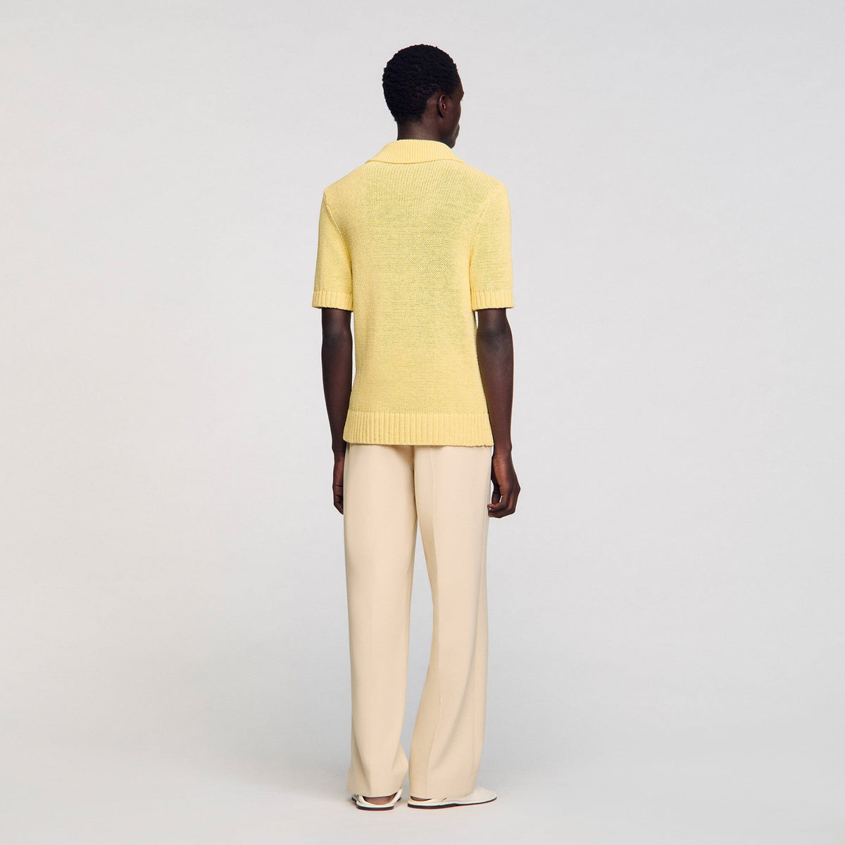 Sandro Knit polo shirt