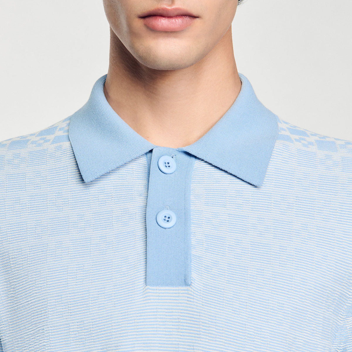 Sandro Square Cross polo shirt