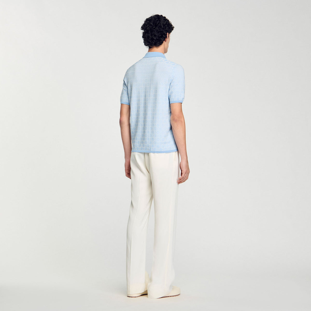 Sandro Square Cross polo shirt