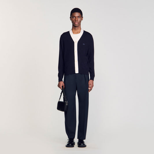 Sandro Cardigan with patches