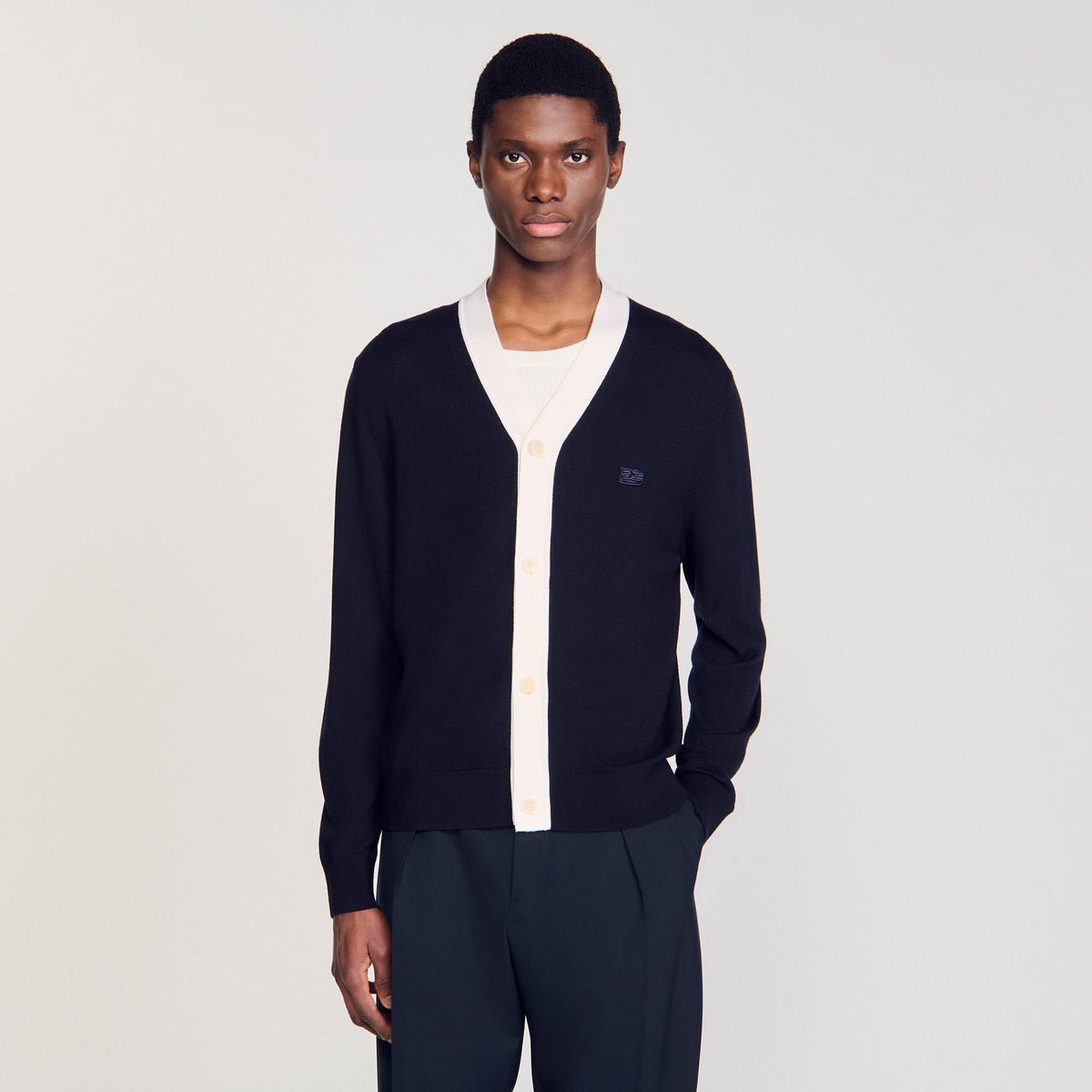 Sandro Cardigan with patches