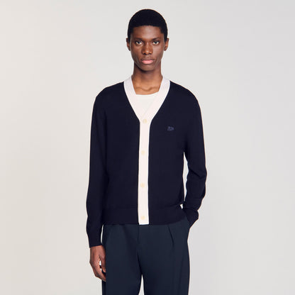 Sandro Cardigan with patches