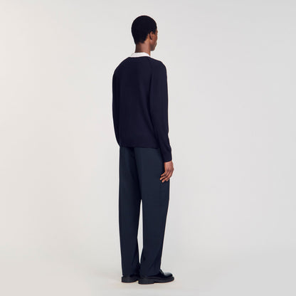 Sandro Cardigan with patches